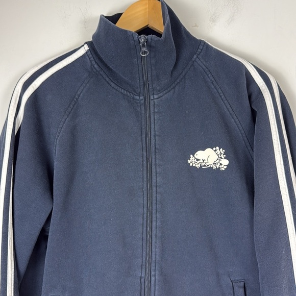 Roots Navy Blue Heritage Label Jacket Size Large - Picture 2 of 7